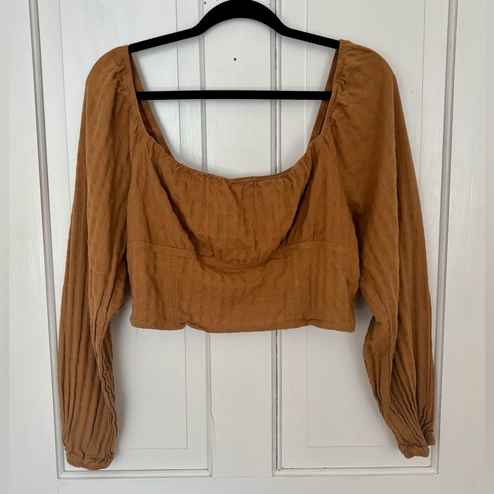 Wild Fable Long-Sleeved Crop Top Size XL